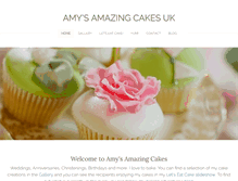 Tablet Screenshot of amysamazingcakes.com